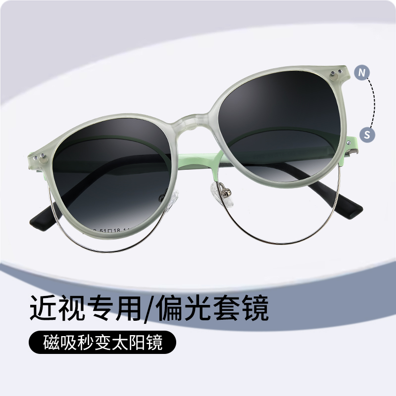 墨镜夹片套镜详情页拍摄役计